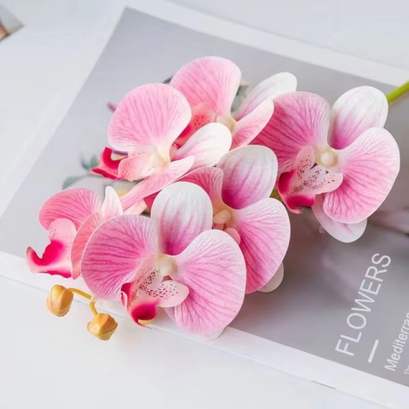 3D Artificial Flowers Plastic  - Orchid Phalaenopsis recensie en prijs