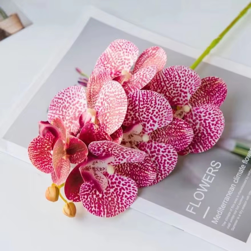 3D Artificial Flowers Plastic  - Orchid Phalaenopsis recensie en prijs