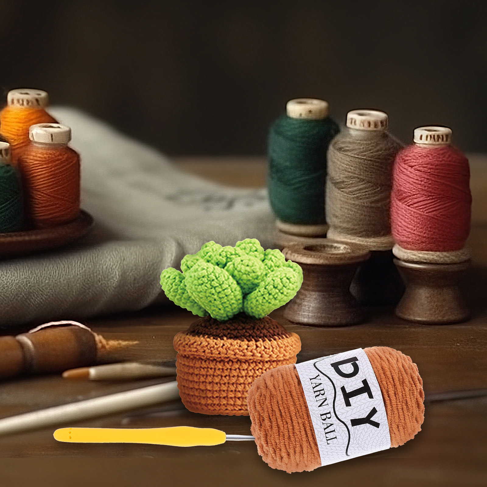 1Set Crochet Potted Plant Kit  - Plant Parent Pot recensie en prijs