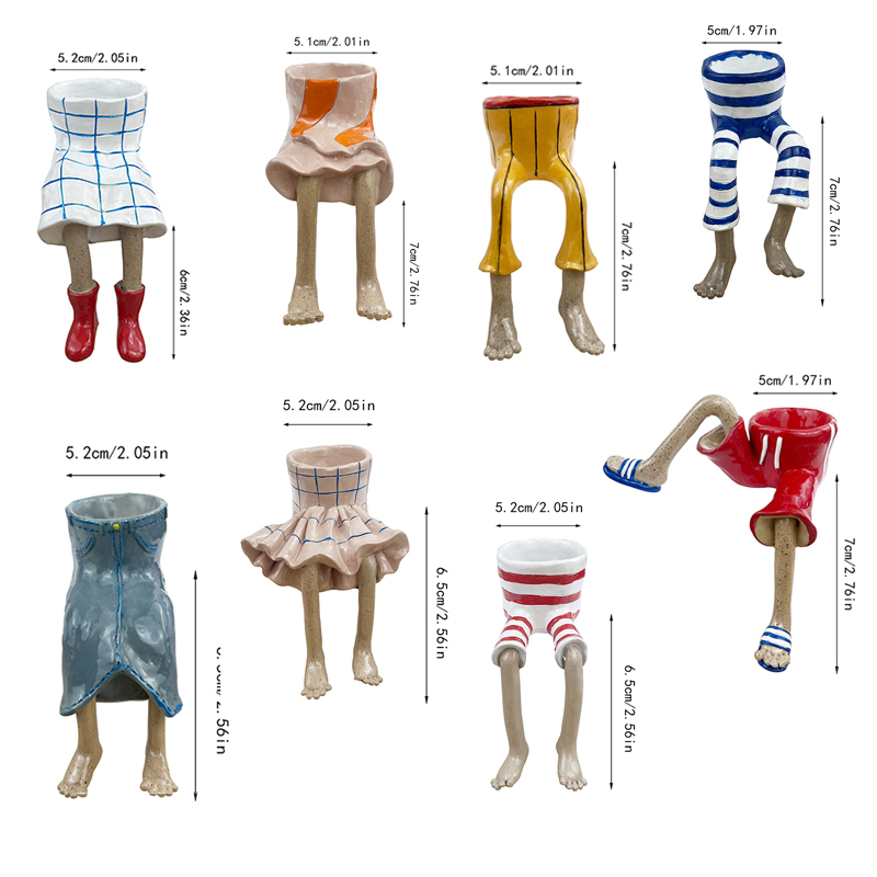 1Pcs Novelty Sitting Legs Cera - Plant Parent Pot recensie en prijs