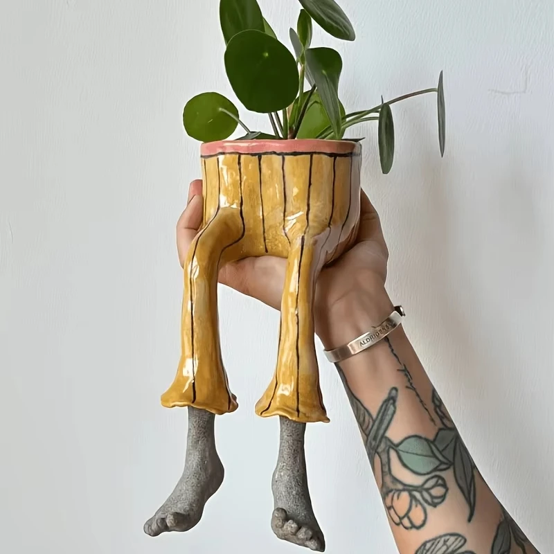 Whimsical Resin Leggy Planter  - Plant Parent Pot recensie en prijs